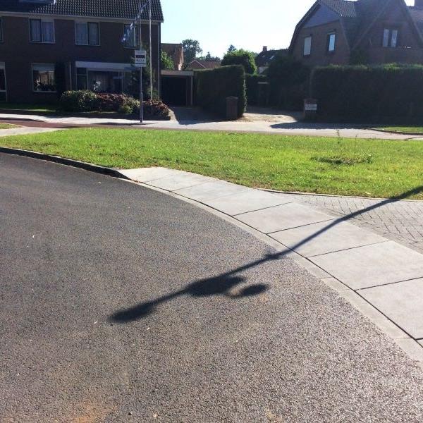 Trottoirafrit Harderwijk | Leicon Verkeersgeleiding