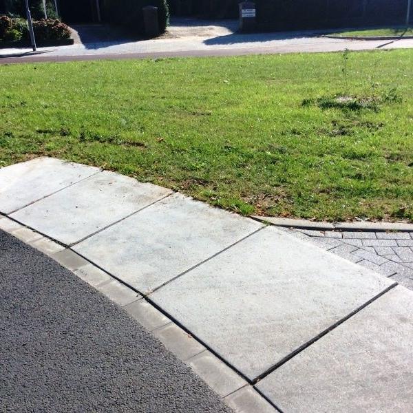 Trottoirafrit Harderwijk | Leicon Verkeersgeleiding