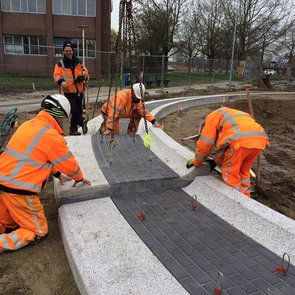 Rotonde Rammelstrook Delfzijl | Leicon Verkeersgeleiding