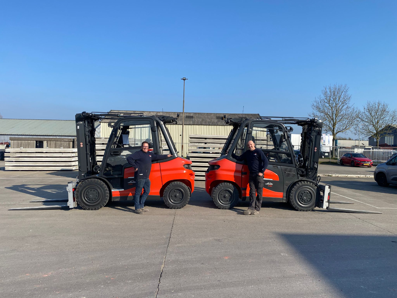 Twee nieuwe e-heftrucks in gebruik! | Leicon Verkeersgeleiding